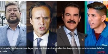 Samuel, Tuto, Manfred y Andrónico, los primeros convocados al foro agropecuario del 25 de junio