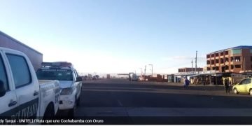 Reportan al menos cuatro puntos de bloqueo en la ruta que une Cochabamba con Oruro y La Paz
